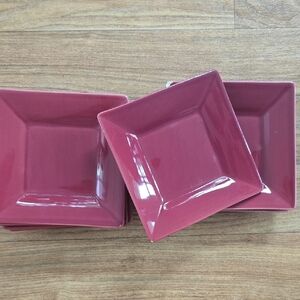 8 Cost Plus World Market Berry Square App Plates